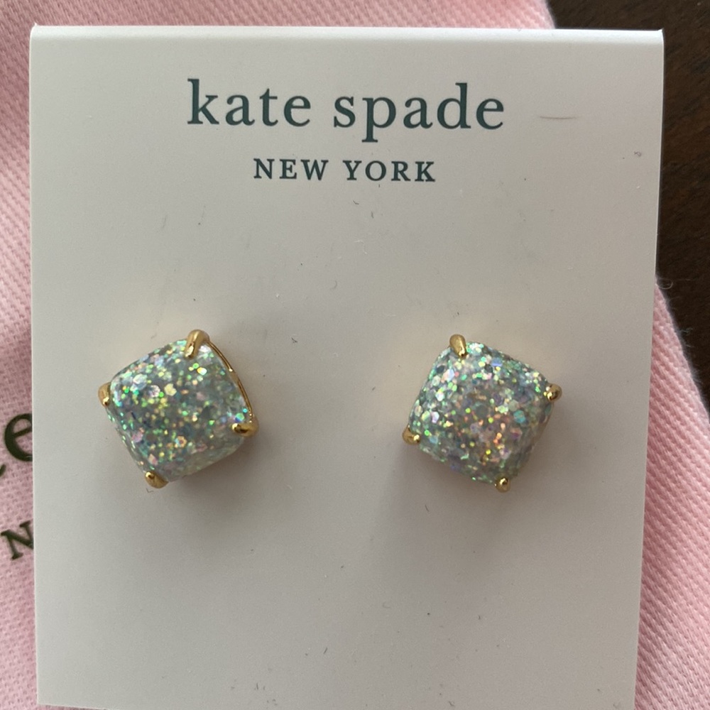 Kate Spade iridescent stud earrings